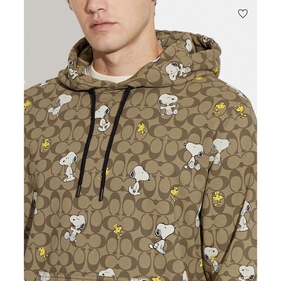 Coach X Peanuts XS CE545 Signature Snoopy Hoodie NWT Org $378 - Picture 2 of 12